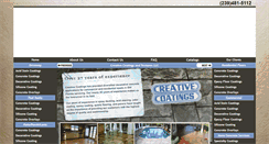 Desktop Screenshot of creativecoatingsfortmyers.com